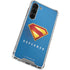 Superman 2025 Classic Superman Shield Emblem Galaxy S24 FE Clear Case